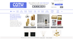 Desktop Screenshot of candlesontheweb.co.uk